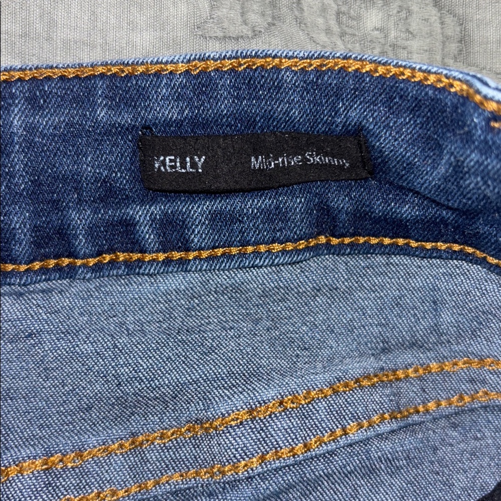 WOMENS SIZE 10P | Tahari Kelly Mid-Rise Skinny Denim Jeans - Picture 4 of 7